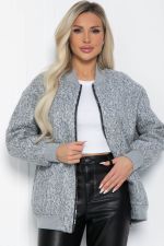 Бомбер Зара (серый) Б12516-7 LT Collection