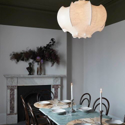 Люстра из перетянутого шелка 🤍