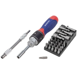 Отвертка с набором бит и головок, 29пр. WORKPRO GSCI-1607