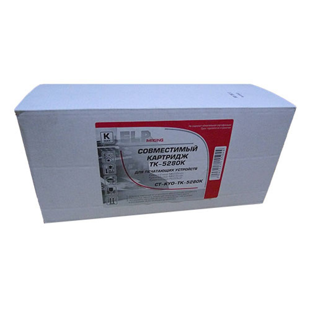 Тонер-картридж ELP, аналог Kyocera TK-5280K для Ecosys M6235cidn/M6635cidn/P6235cdn black
