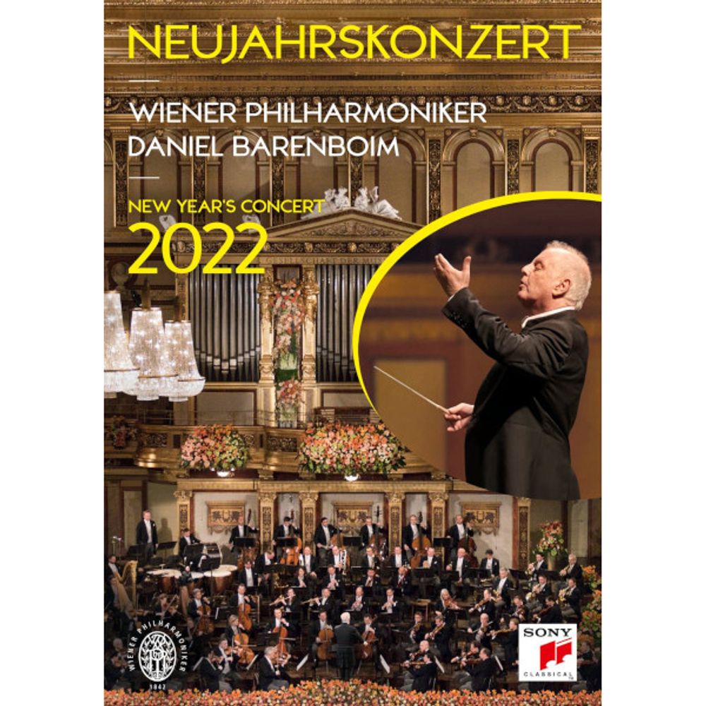 Vienna Philharmonic, Daniel Barenboim / New Year&#39;s Concert 2022 (DVD)