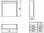 Зеркало-шкаф Ideal Standard Softmood T7823S5 100 коричневый