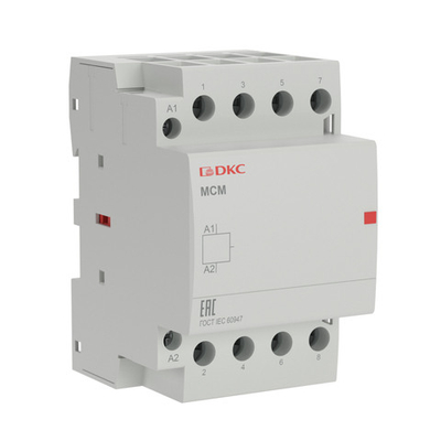 Модульный контактор YON MCE 4P 63A 4НО управляющее напряжение 240В 50Гц