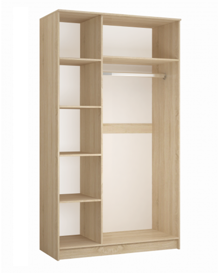 Шкаф-купе СТИЛЬ-2  белый / дуб крафт золотой 1200