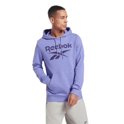 Мужская теннисная кофта Reebok Identity Big Logo Hoodie M - hyper purple