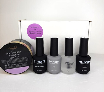 GuruNail by Sergeeva Nataliya Набор для наращивания ногтей + подарок - видео урок по укреплению!