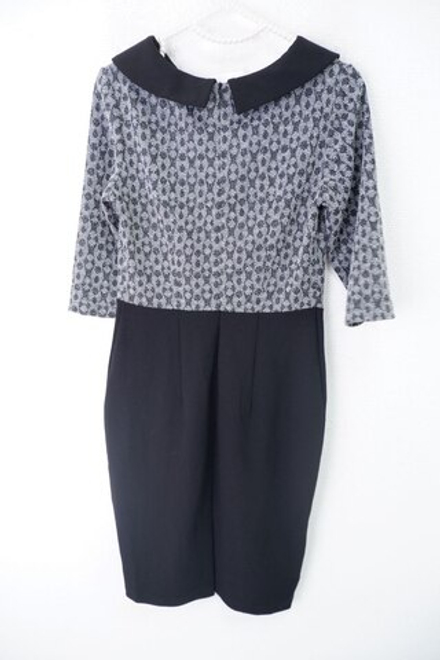 Платье комбинированное красивое 44 размер