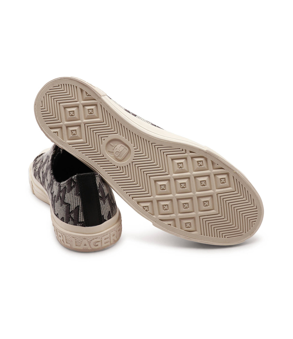 Кроссовки KAMPUS III Monogram Jacquard Lo Karl Lagerfeld - серый(KL50323)