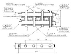 Модульный коллектор с теплоизоляцией MK-100-4DU.EPP