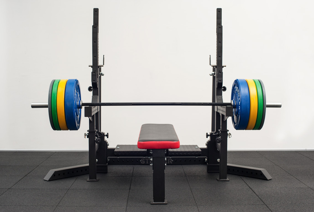 Дополнительный комплект "Скамья для пауэрлифтинга со страховочными упорами"