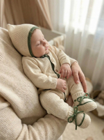 Комплект 3 в 1 Дино из хлопка, Молочный