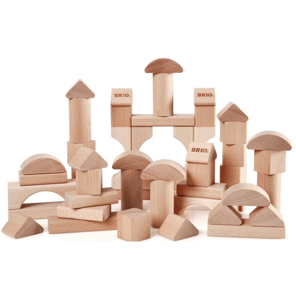 Brio - Набор из 50 деревянных кубиков 30113 / артикул   30113  / GTIN 7312350301137