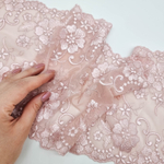 Вышивка на сетке ПУДРА, 18см