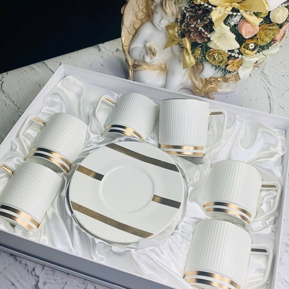 Lenardi 133-257 Чайный набор 12пр. 240 мл ЭЛЛАДА в под.уп.(х6)Фарфор