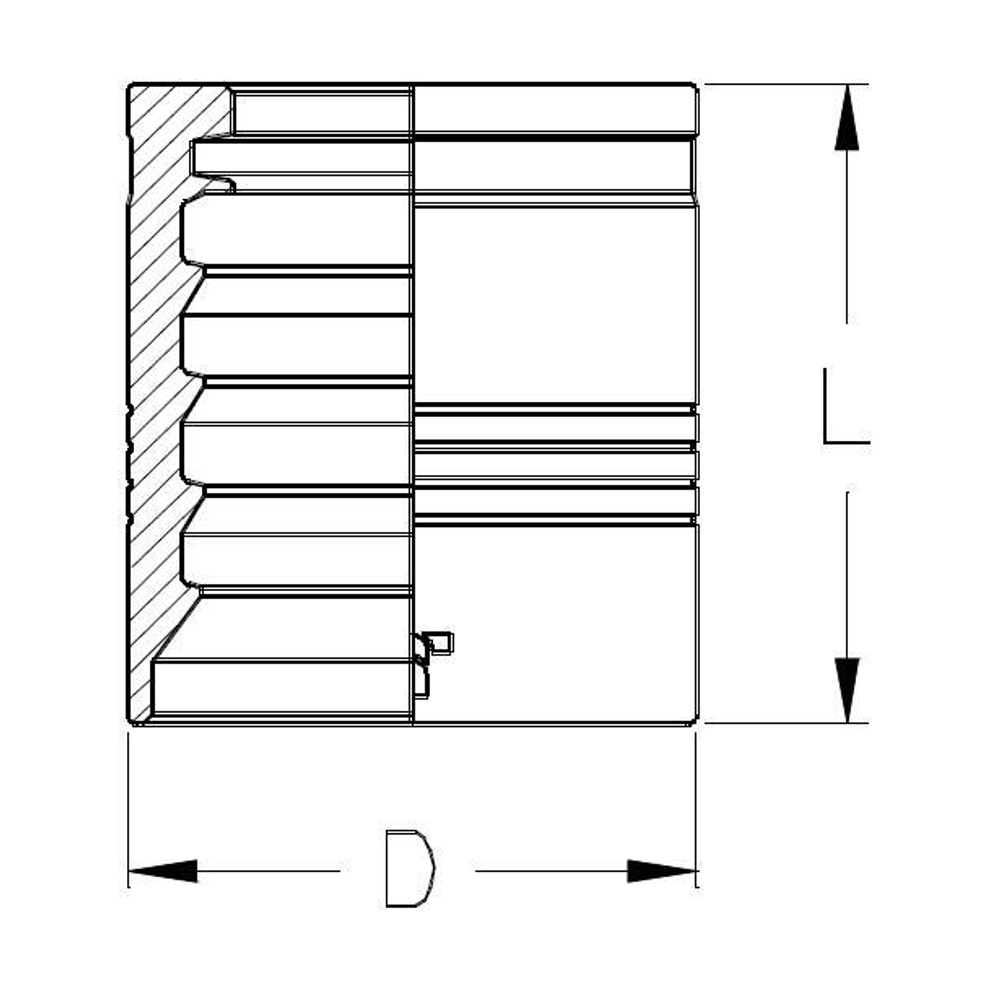 Муфта DN 50 4SH (с зачисткой)