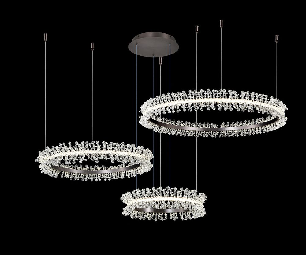 Kink Light 08246,12PA Подвес димм.Лаура матовый никель