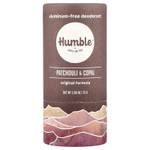 Humble Brands, дезодорант без алюминия, пачули и копал, 75 г (2,65 унции)