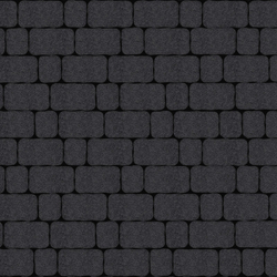 Тротуарная плитка Арена - Стоунмикс Черный, комплект из 2 видов плит