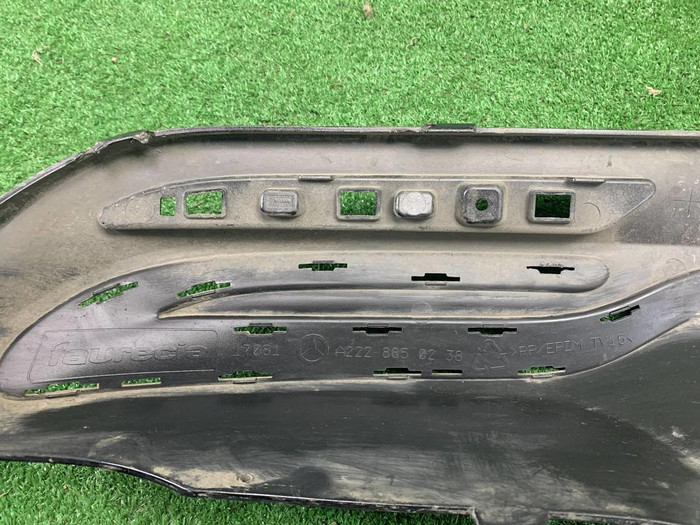 Юбка заднего бампера Mercedes S W222 (2013-2017)