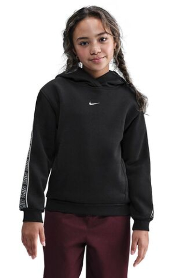 Кофта для девочки теннисная Nike Kids Sportswear Club Fleece Pullover - black/white