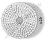 ЗУБР АГШК 100 мм, №30, мокрое шлифование, Алмазный гибкий шлифовальный круг, Профессионал (29866-030)
