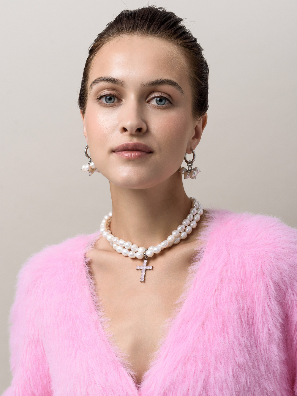 Серьги "White Berry" Silver