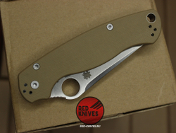 Нож Spyderco Paramilitary 2 Tanto G10 - темный песок рукоять, клинок сатин RK/478