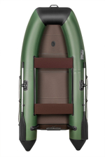 Поход-280TК слань+киль зеленый (лодка ПВХ под мотор)