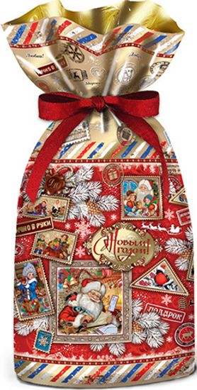 Художественный пакет Почта Деда Мороза (мешочки) – Премиум 1500 г.