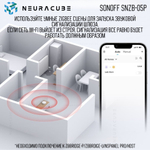 Zigbee Датчик протечки воды Sonoff SNZB-05P + Кабель обнаружения протечки Sonoff WLDC200