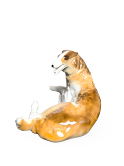 Фарфоровая статуэтка "Собака Борзая", ЛФЗ, СССР, 1947 - 1955 гг.