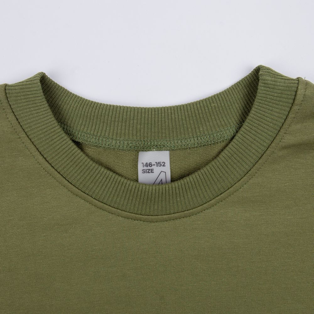 Свитшот оверсайз "ХАКИ" подростковый