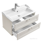 Тумба под раковину AQUATON Леон 80 дуб белый 1A186301LBPS0