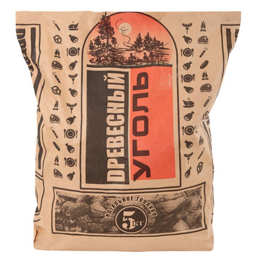 Уголь древесный 5 кг, 701763