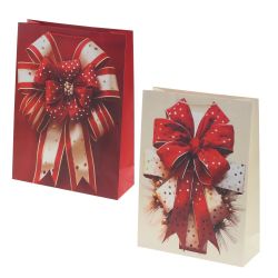 GAEM Пакет подарочный (бумага 210г/м2, блок 12шт), L40 W15 H55 см, 2в.