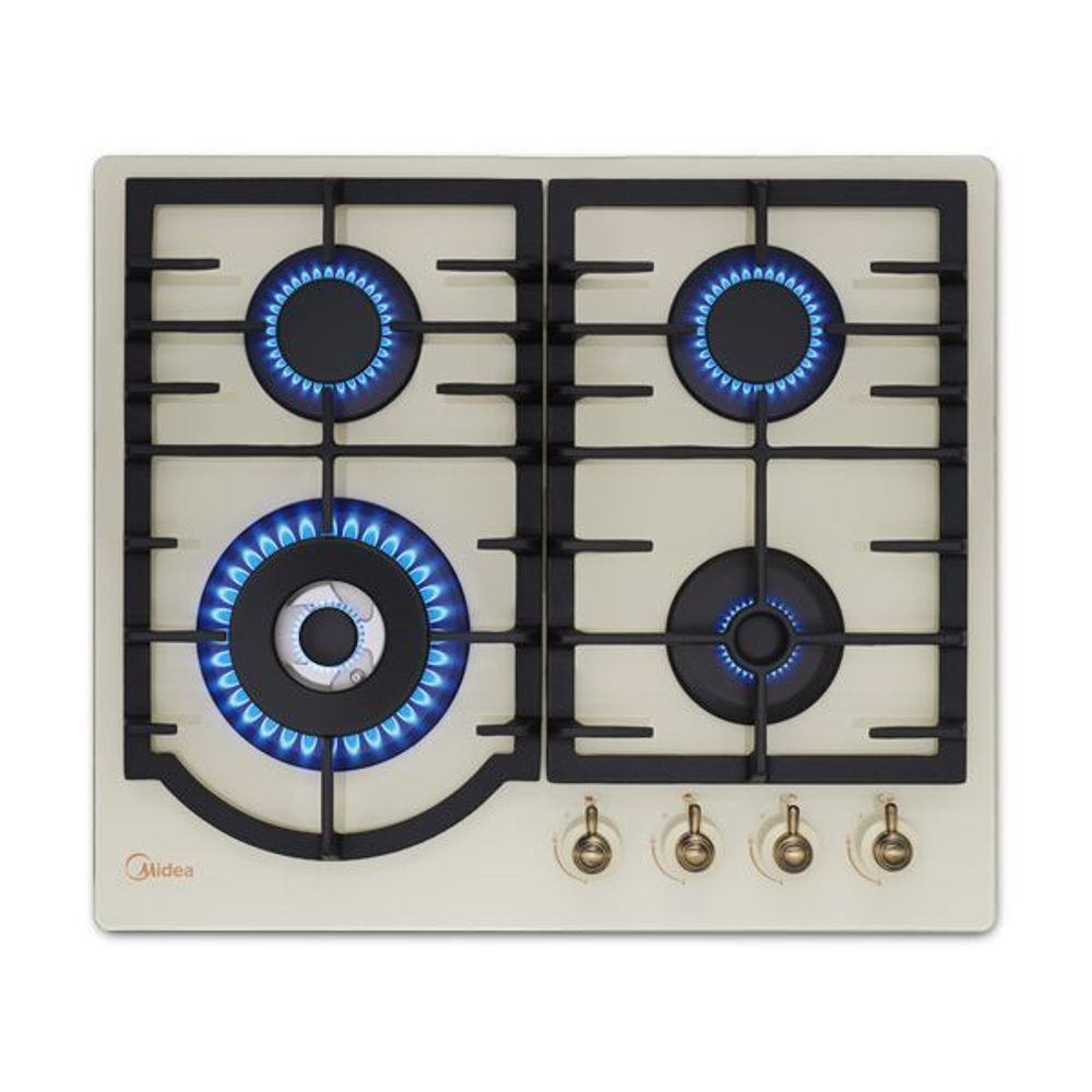 Поверхность варочная газ. Midea MG696TRGI-B (бежевая)