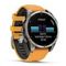 Garmin Fenix 8 51 мм AMOLED Sapphire – титановый корпус, оранжевый ремешок
