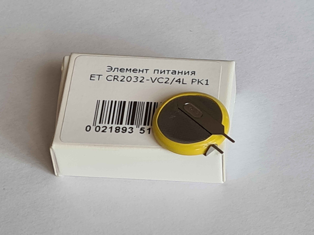 Элемент питания ET CR2032-VC2/4L PK1