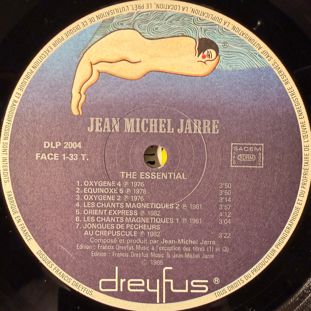 Jean Michel Jarre - The Essential 1976 - 1986 (Франция 1986г.)