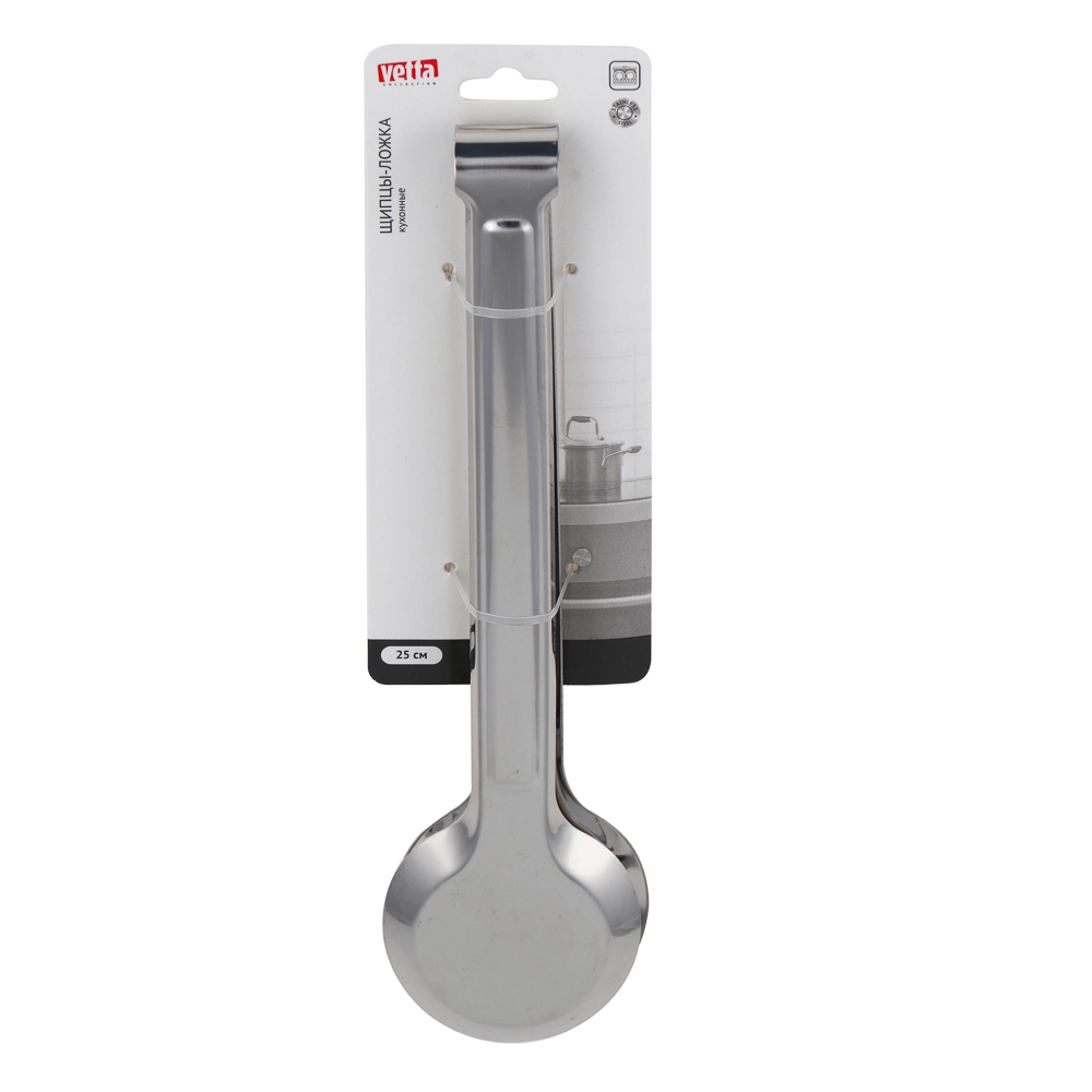 Щипцы-ложка 25см нерж VETTA