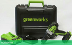 Дрель-шуруповерт Greenworks GD24DD60K2 (3704107UA)