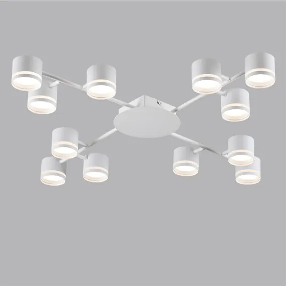 8235/12C COMFI LN25 200 белый, металл Люстра потолочная LED GX53 12*12W 220V GARETA