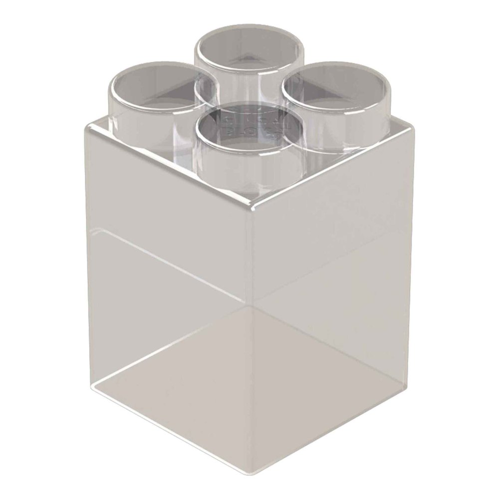 Элемент прозрачный высокий 6x6x10 см для GigaBloks 5"