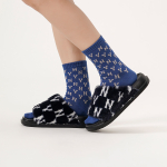 Сандалии и сланцы MLB Slipper Chunky Mound Fur Monogram, 3ALPSWS26-50BKS