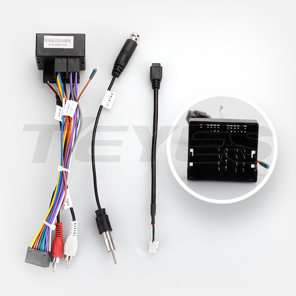 Комплект рамки с разъёмами 9" Ford Focus 2 2005-2011(климат) - Car-Smart 7012CL