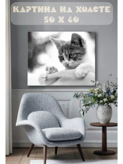 Картина на стену 40 X 50 Котенок