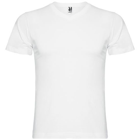 Мужская футболка Samoyedo с коротким рукавом и V-образным вырезом