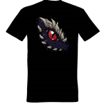 Футболка с принтом «Дракон Моргул», цвет черный, р-р. 46