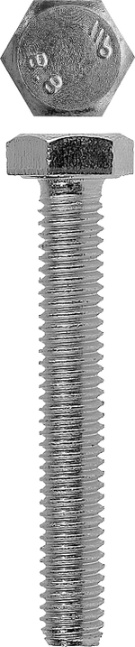 ЗУБР DIN 933, кл. пр. 5.8, M5 х 40 мм, цинк, 6 шт, болт (4-303076-05-040)