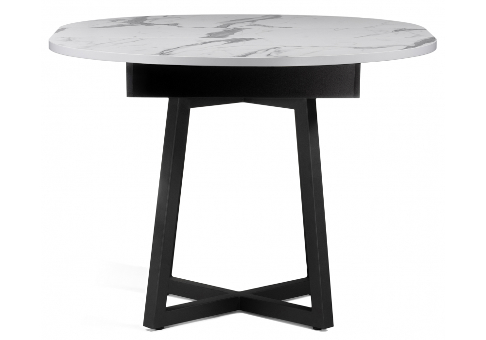 Стол деревянный Woodville Регна черный, белый